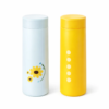 Product image: bee-printed-glass-water-bottle-white-orange-nazzcollections.jpg Product gallery: same image for now