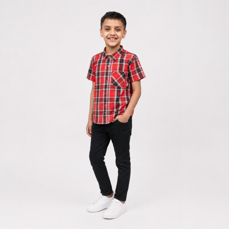 Casual Half Sleeve Shirt for Boys - Image 4