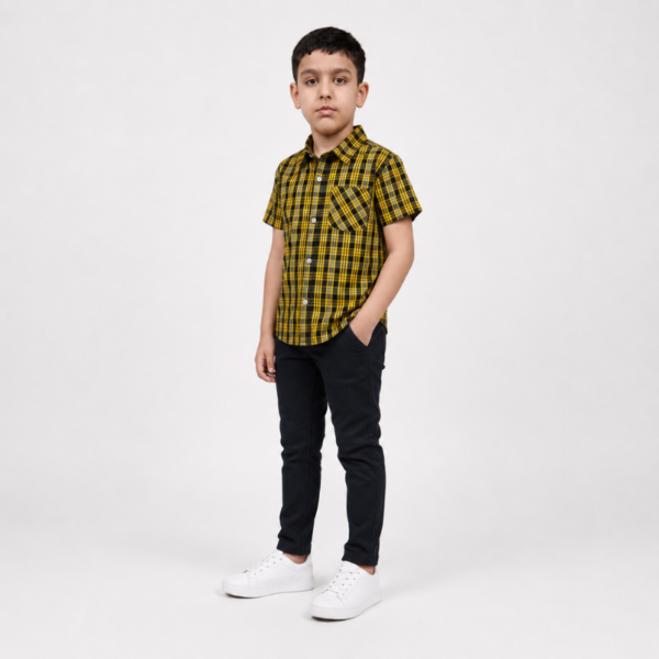 Alternative view of Casual Half Sleeve Shirt for Boys