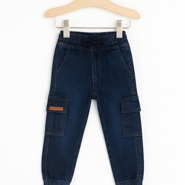 Denim Jogger Pant for Boys Navy Blue