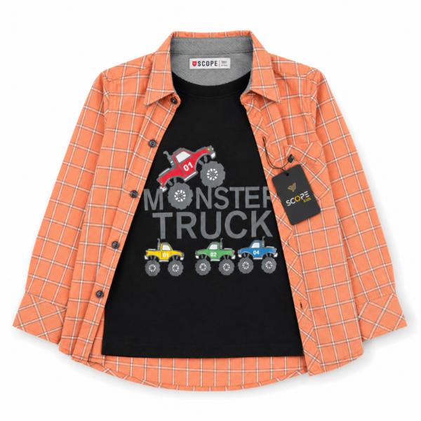 Alternative view of Full Sleeve Double Shirt for Boys