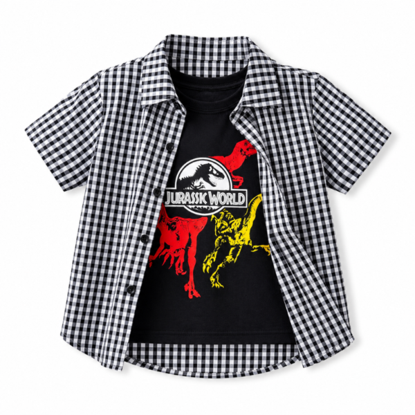 Alternative view of Half Sleeve Double Shirt for Boys
