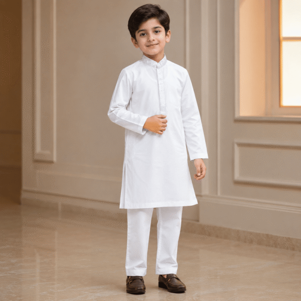 Alternative view of Boys Cotton Kurta Trouser-TMD