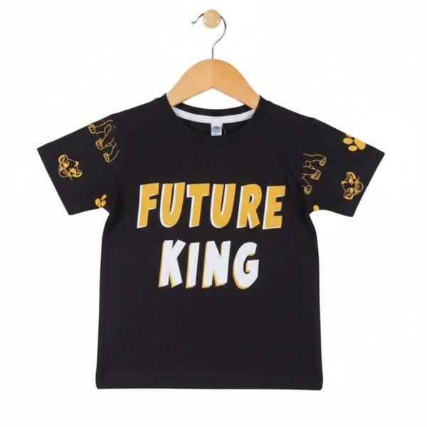 Alternative view of Boys Half Sleeve Future King T-Shirt